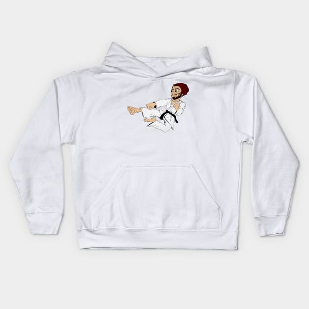 The Urban Karate Kid Kids Hoodie by TicTicNik